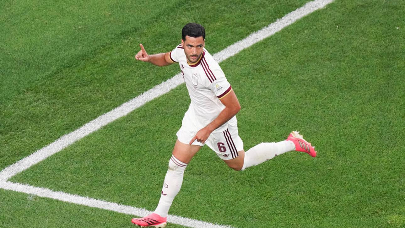 Mikel Merino führte Spanien ins Viertelfinale