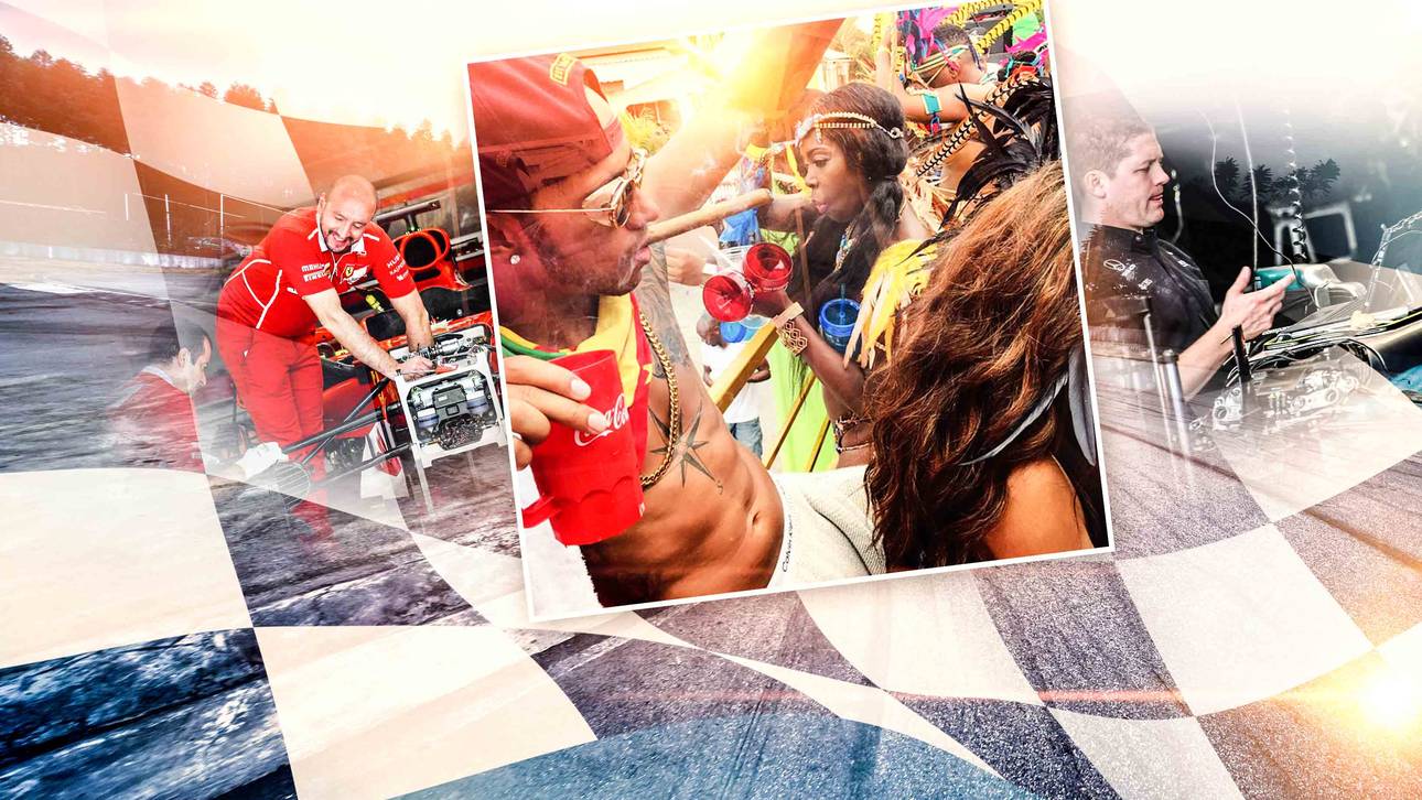 F1-Pause: Tüftler und Partylöwen