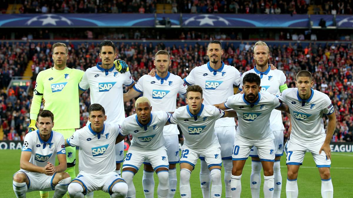 TSG HOFFENHEIM: 29 Spieler (2 Leihspieler) im Schnitt 24,5 Jahre, 12 Legionäre