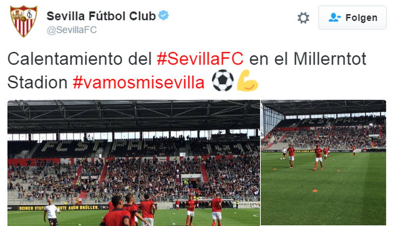 Sevilla mit amüsantem Tippfehler