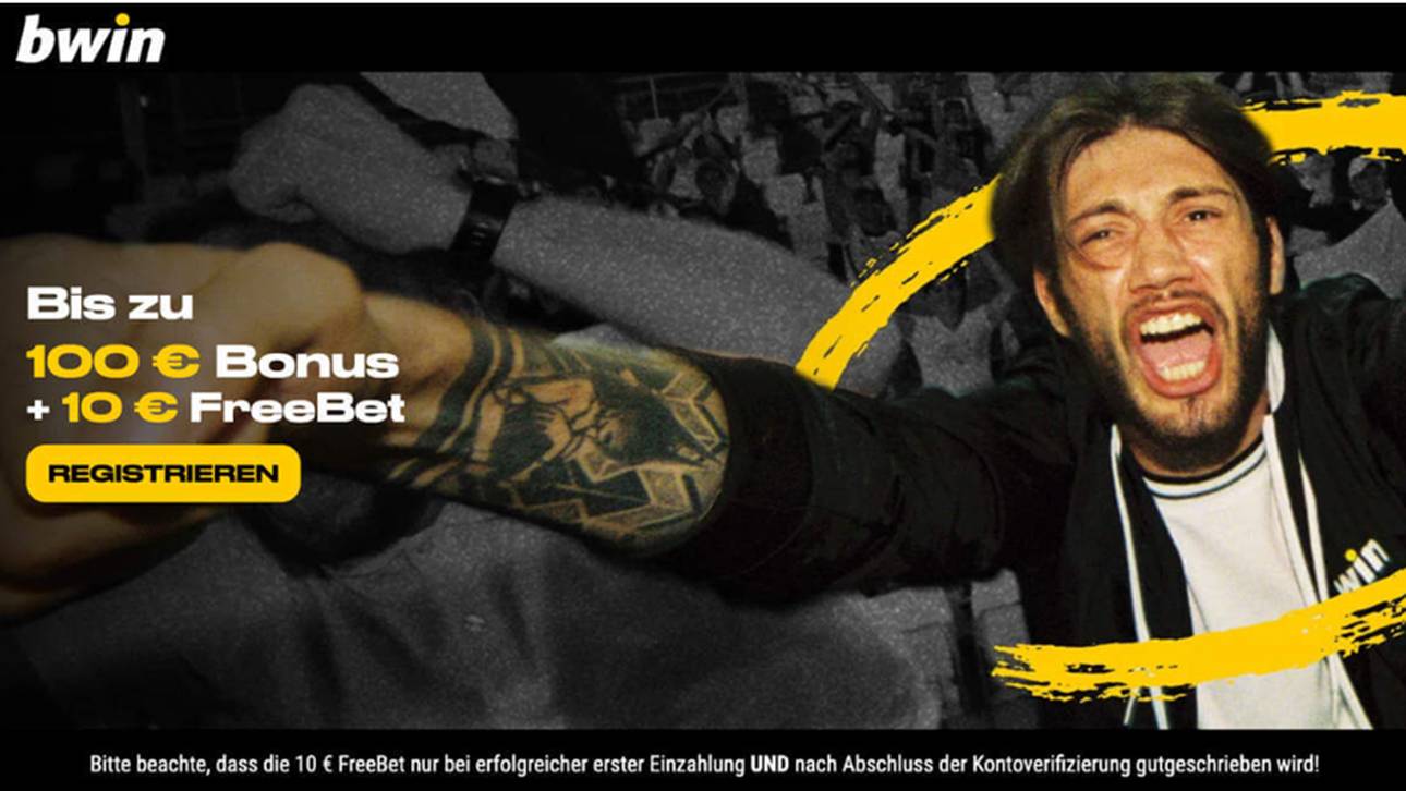 Neukunden kassieren bei Bwin 100 € Bonus + 10 € Freebet 