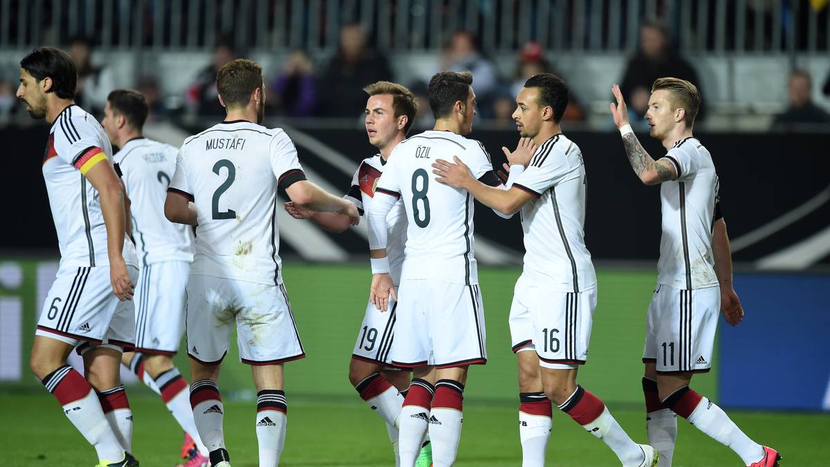 Das deutsche Team jubelt