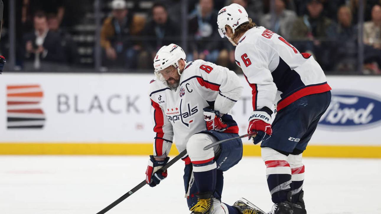 Supestar Alex Ovechkin fehlt verletzt