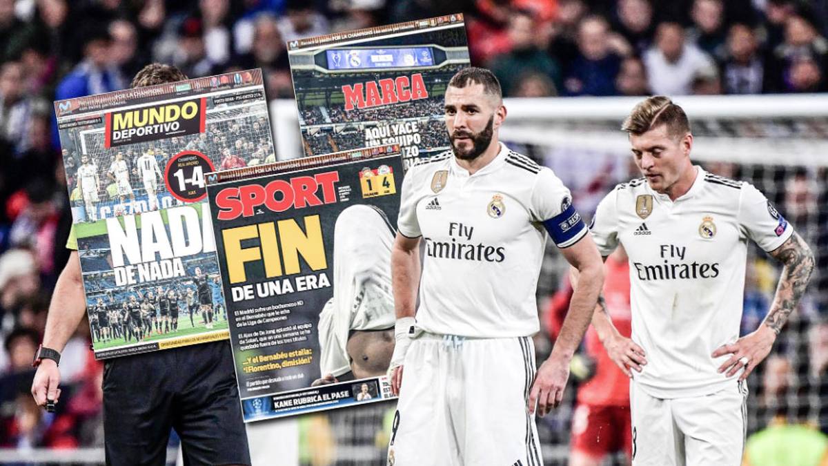 Die europäische Presse geht entsprechend hart mit dem Titelverteidiger ins Gericht und findet klare Worte zur Leistung der Königlichen. SPORT1 zeigt die internationalen Pressestimmen