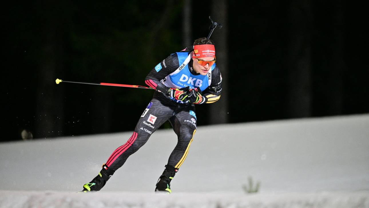 Deutscher Biathlet setzt Zeichen