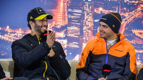 Daniel Ricciardo (l.) und Carlos Sainz wechseln zur kommenden Saison