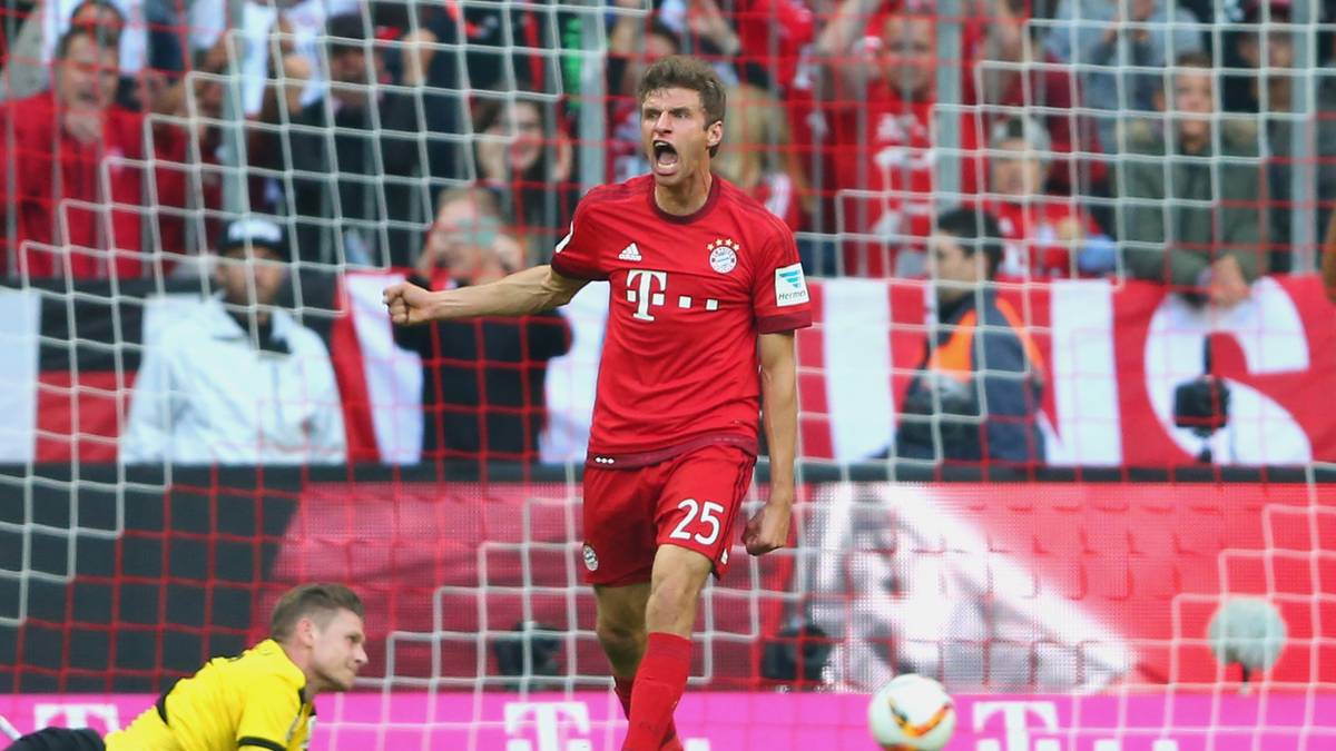 Thomas Müller: Starker Auftritt des Weltmeisters, der das wichtige Führungstor erzielte (26.) und das 2:0 per Elfmeter nachlegte (35.). Nun bereits acht Saisontore. Nach 80 Minuten mit Applaus verabschiedet. SPORT1-Note: 1,5