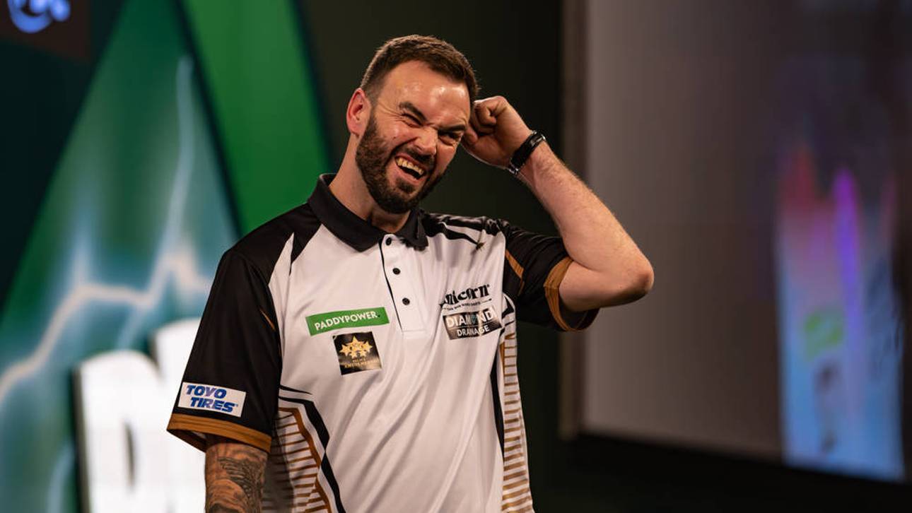 Ally-Pally-Wespe attackiert Darts-Star