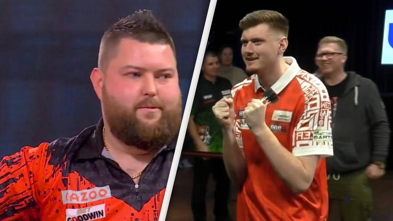 Deutscher schlägt Darts-Legende