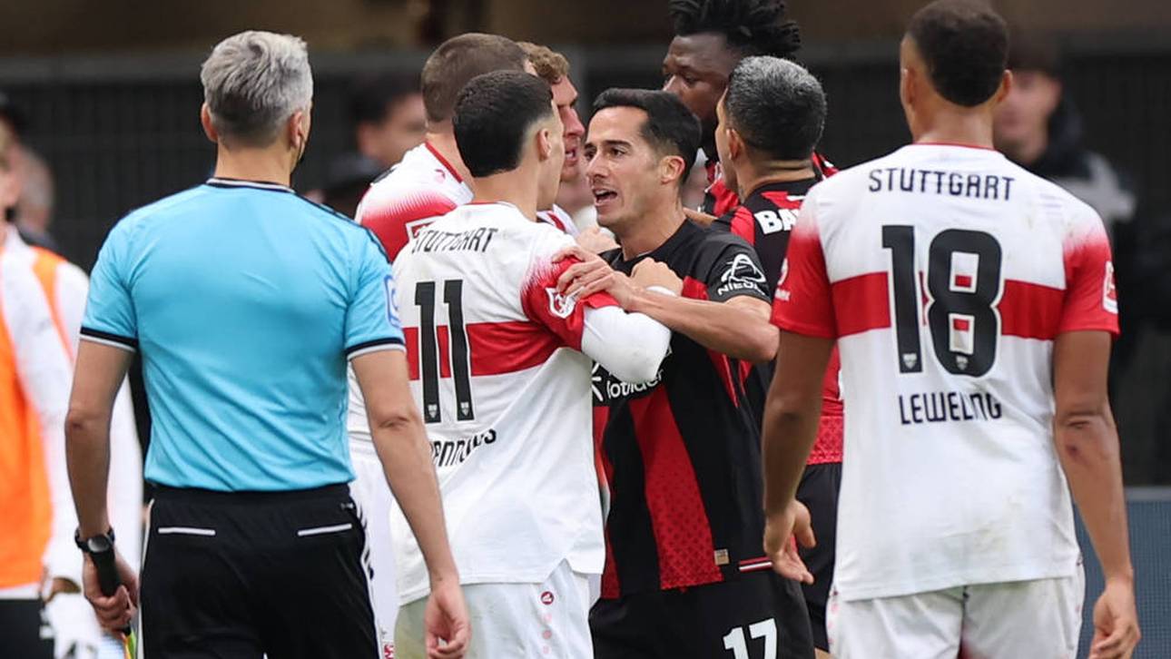 Es wurde hitzig zwischen Bayer Leverkusen und dem VfB Stuttgart