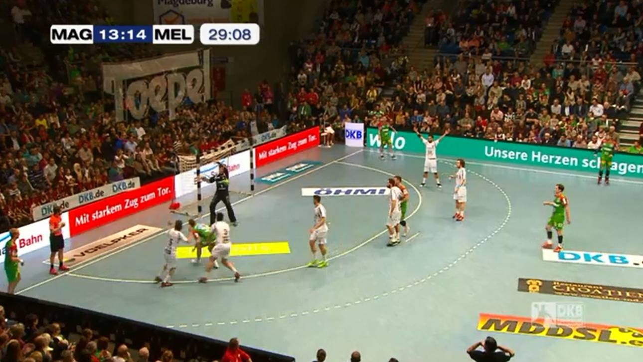 LIVE: Melsungen zur Pause vorn