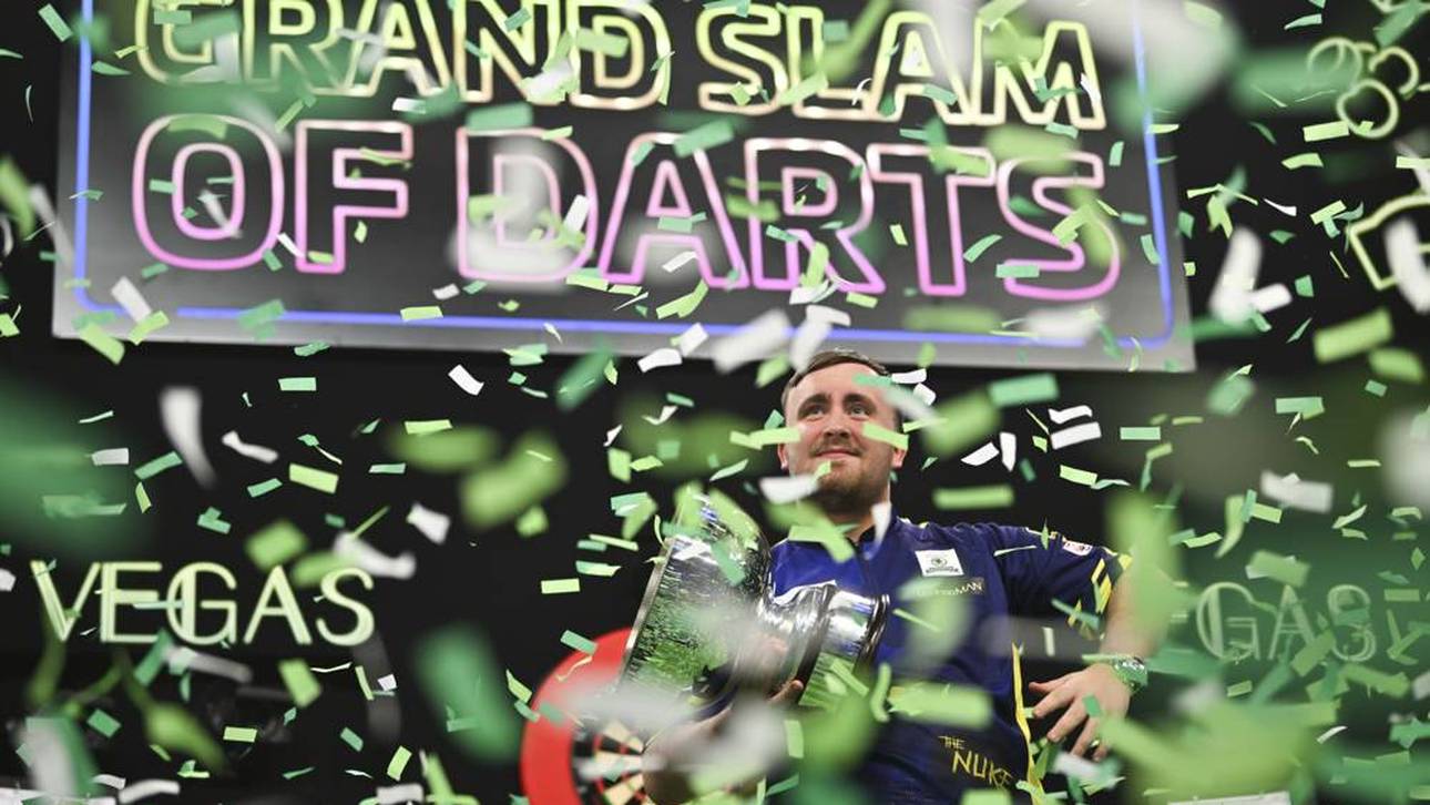 Luke Littler ist der Titelverteidiger des Grand Slam of Darts
