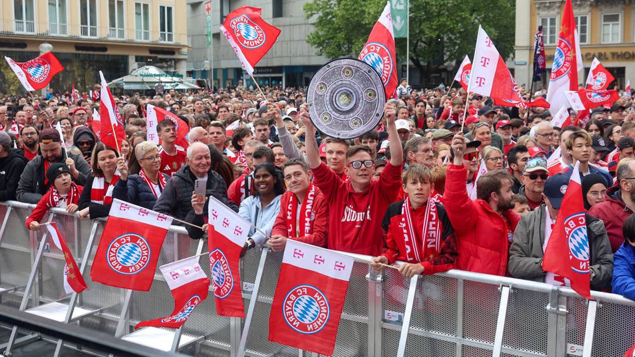Freche Aktion auf Bayern-Feier