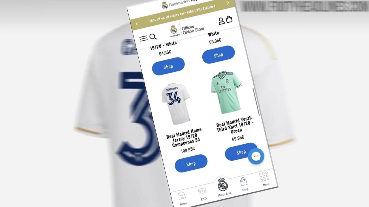 Panne im Onlineshop von Real Madrid mit Meistertrikots