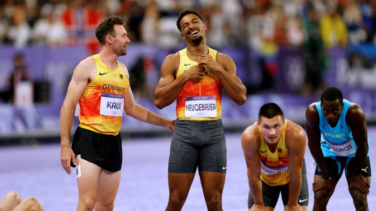 Niklas Kaul (links), hier mit dem Silbermedaillen-Gewinner Leo Neugebauer, war nach dem Olympischen Zehnkampf enttäuscht