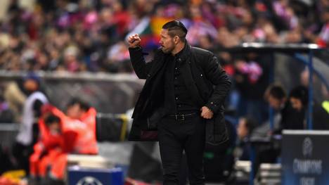 Diego Simeone als Trainer von Atletico Madrid