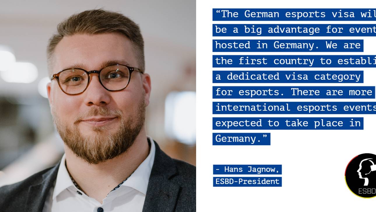 Hans Jagnow, ESBD-Präsident, über das eSports-Visum