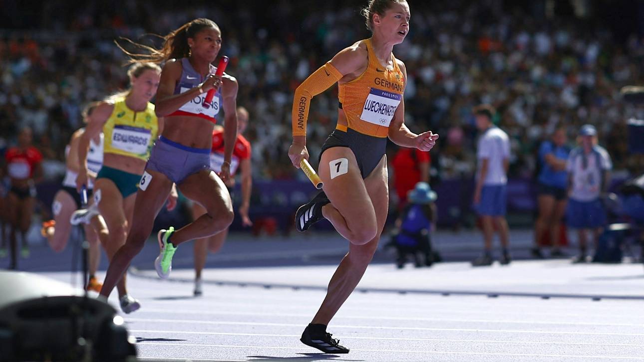 Staffel mit Lückenkemper bärenstark!