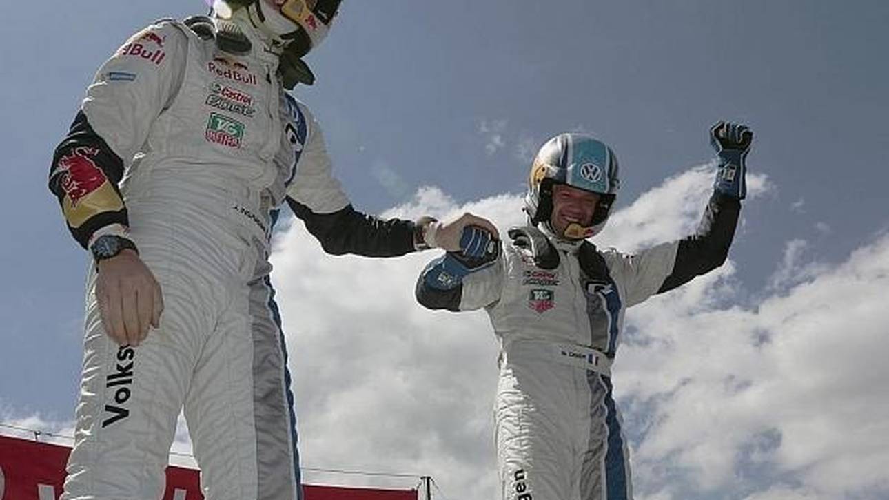 Volkswagen gleich mit zwei Autos auf dem Podium