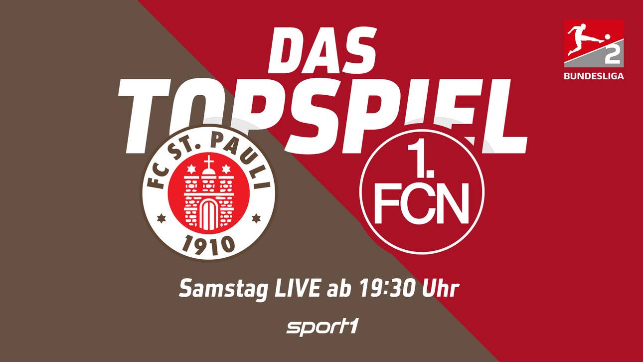 2. Bundesliga heute: St. Pauli gegen Nürnberg