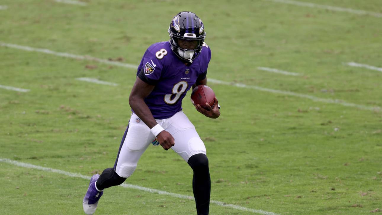 Lamar Jackson lief insgesamt 108 Yards mit dem Ball in der Hand.