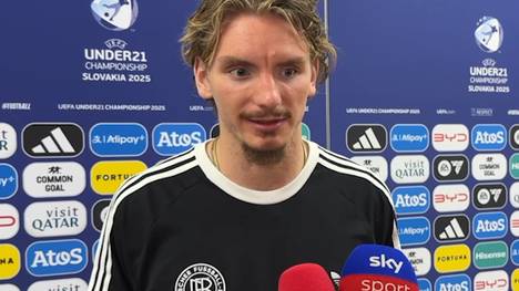 Nick Woltemade schießt die deutsche U21 mit einem Dreierpack gegen Slowenien zum Auftaktsieg bei der U21-EM. Wie beurteilt der VfB-Stürmer selbst seine Leistung?