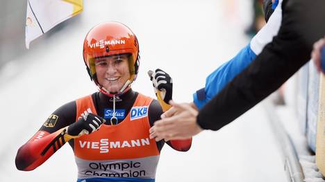 Natalie Geisenberger sichert sich den Sieg im Gesamtweltcup
