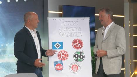 SPORT1-Experte Peter Neururer analysiert die möglichen Aufstiegskandidaten der zweiten Bundesliga. Die Trainerlegende sieht sechs Vereine in der engeren Auswahl.