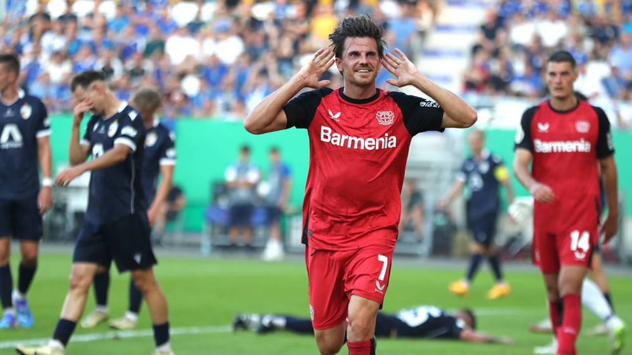 Jonas Hofmann traf für Leverkusen in Jena