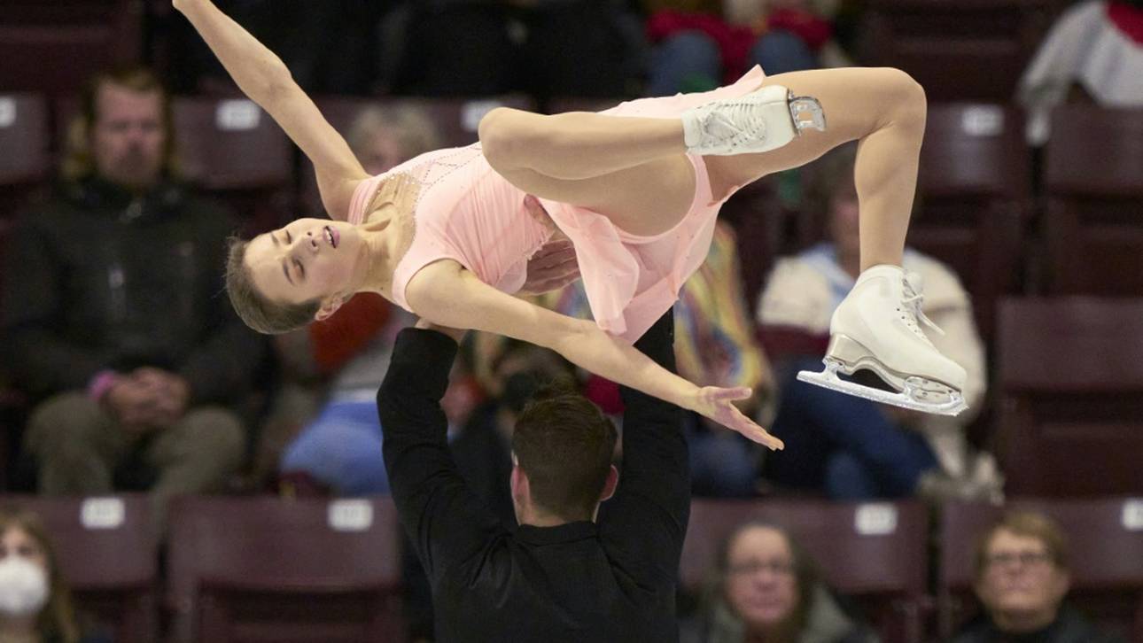 Eislauf-Paar schnuppert an Edelmetall