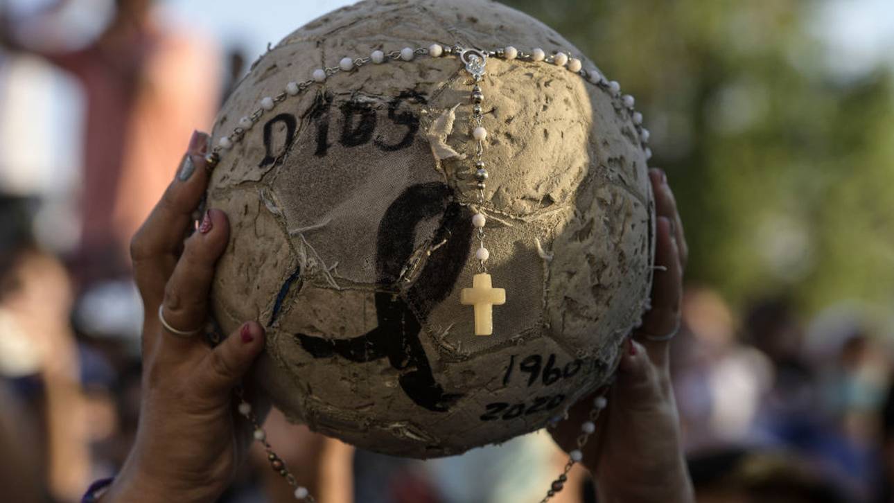 Maradonas Wunsch für Grabstein