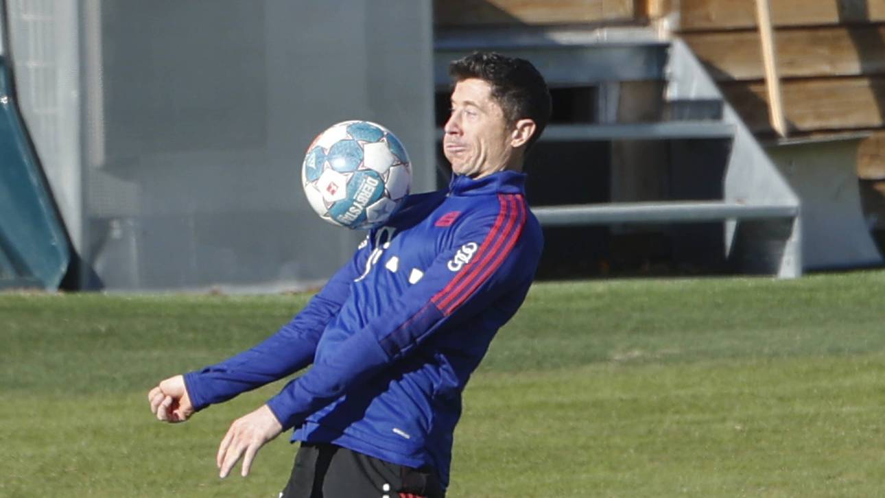 Spektakuläre Lewandowski-Einlage