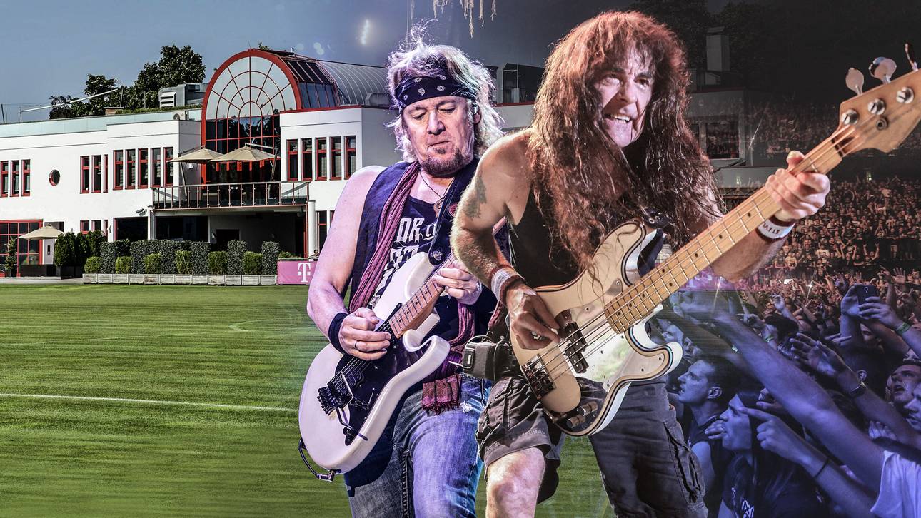 Iron Maiden trainiert bei Bayern