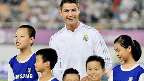 Cristiano Ronaldo von Real Madrid 