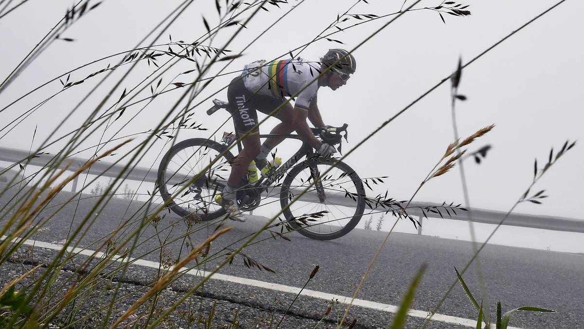 Einige Fahrer nutzen den Port d'Envalira, um sich vom Feld abzusetzen, darunter überraschenderweise auch Supersprinter Peter Sagan aus der Slowakei