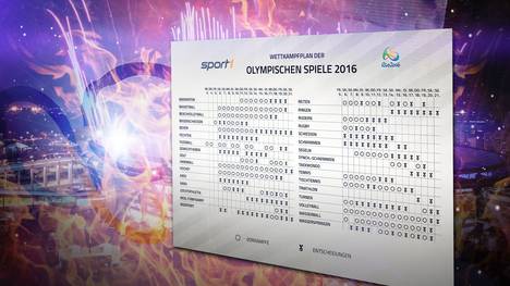 SPORT1 bietet den Olympia-Zeitplan als PDF zum Ausdrucken an