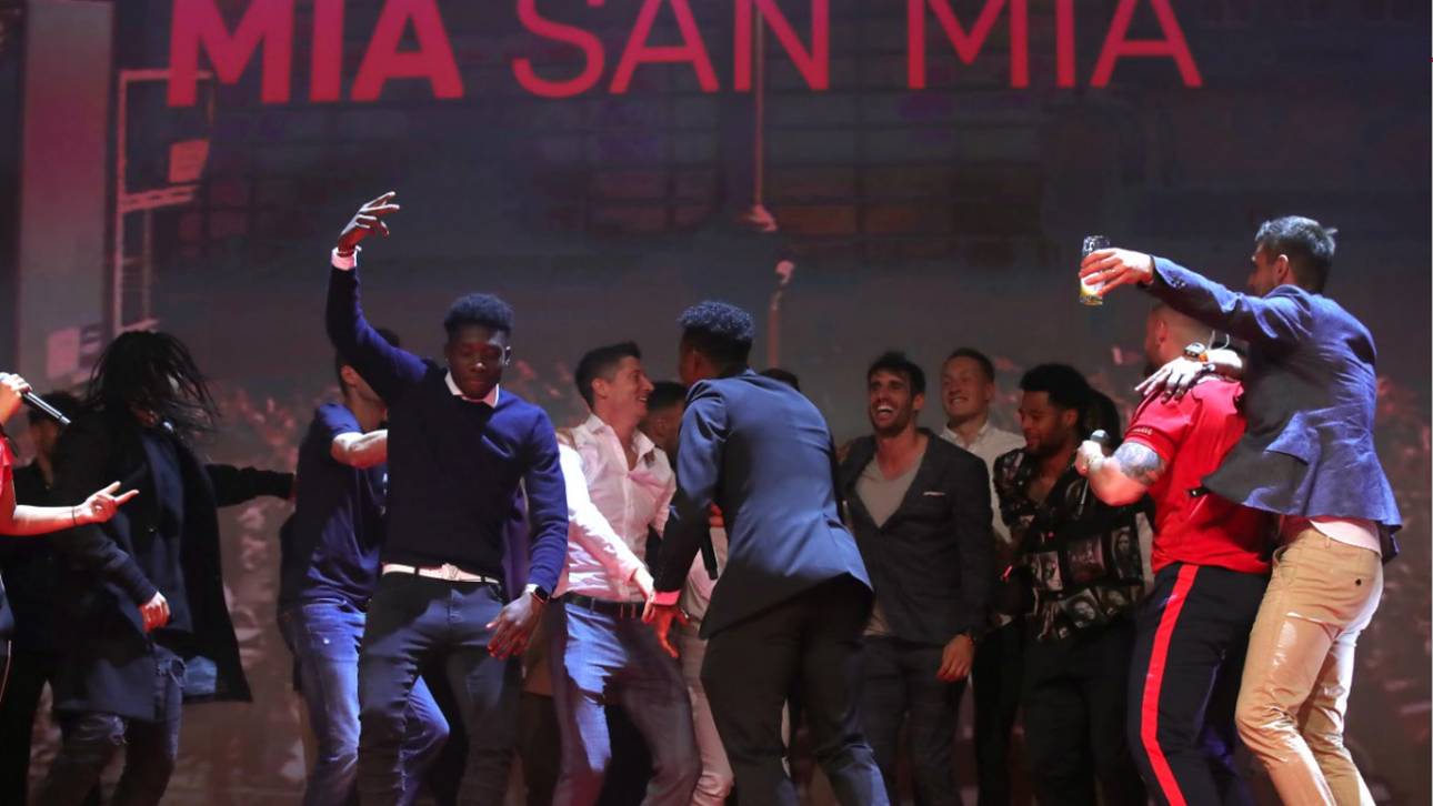 So lief die Meisterfeier der Bayern