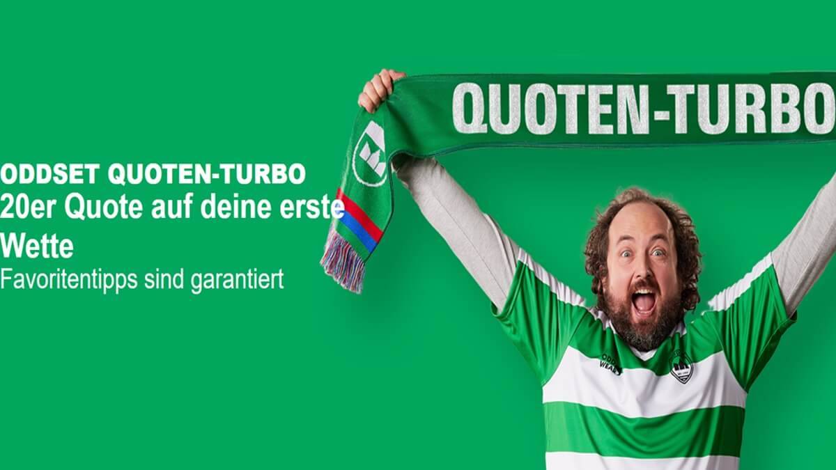 Mit dem Oddset Quotenturbo können Sportfans ihre Schweiz - Deutschland Wette boosten.