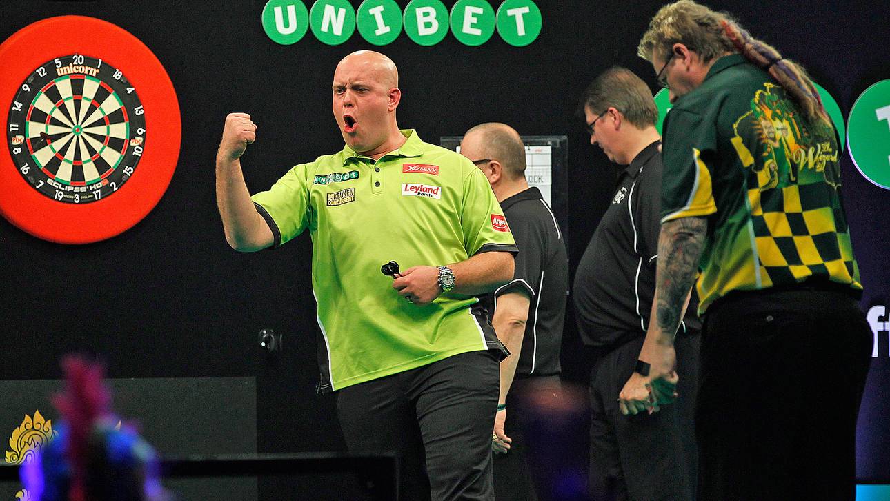 Van Gerwen entgeht Auftaktpleite