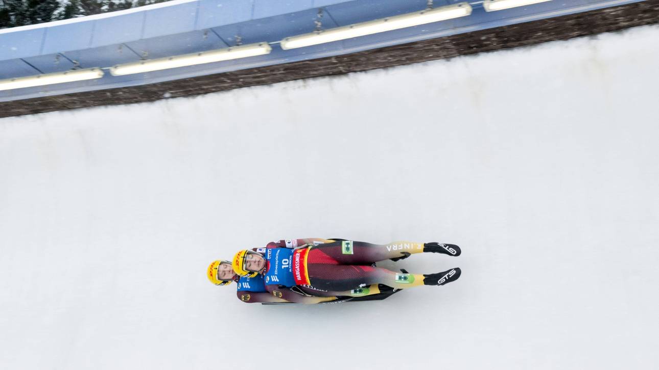 Rodeln: Degenhardt/Rosenthal beim Heimweltcup Zweite