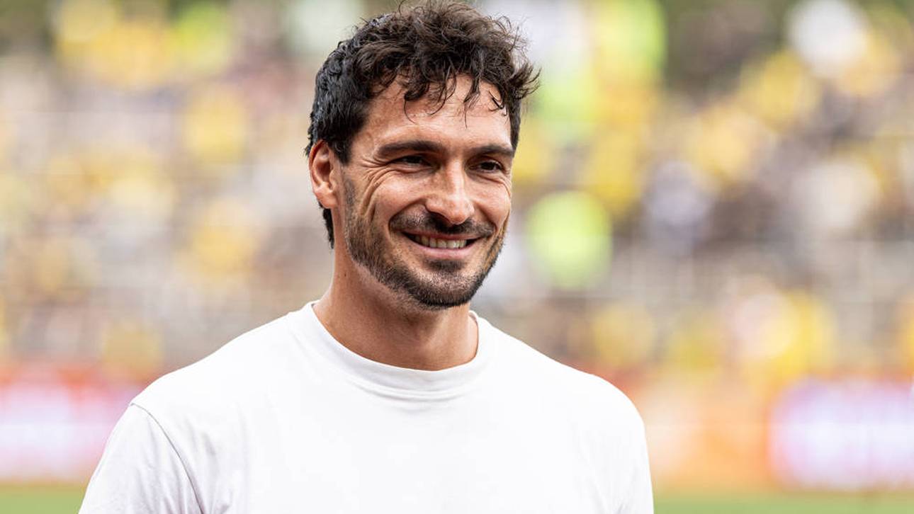 Mats Hummels verfolgte den jüngsten BVB-Test gegen Rom im Stadion