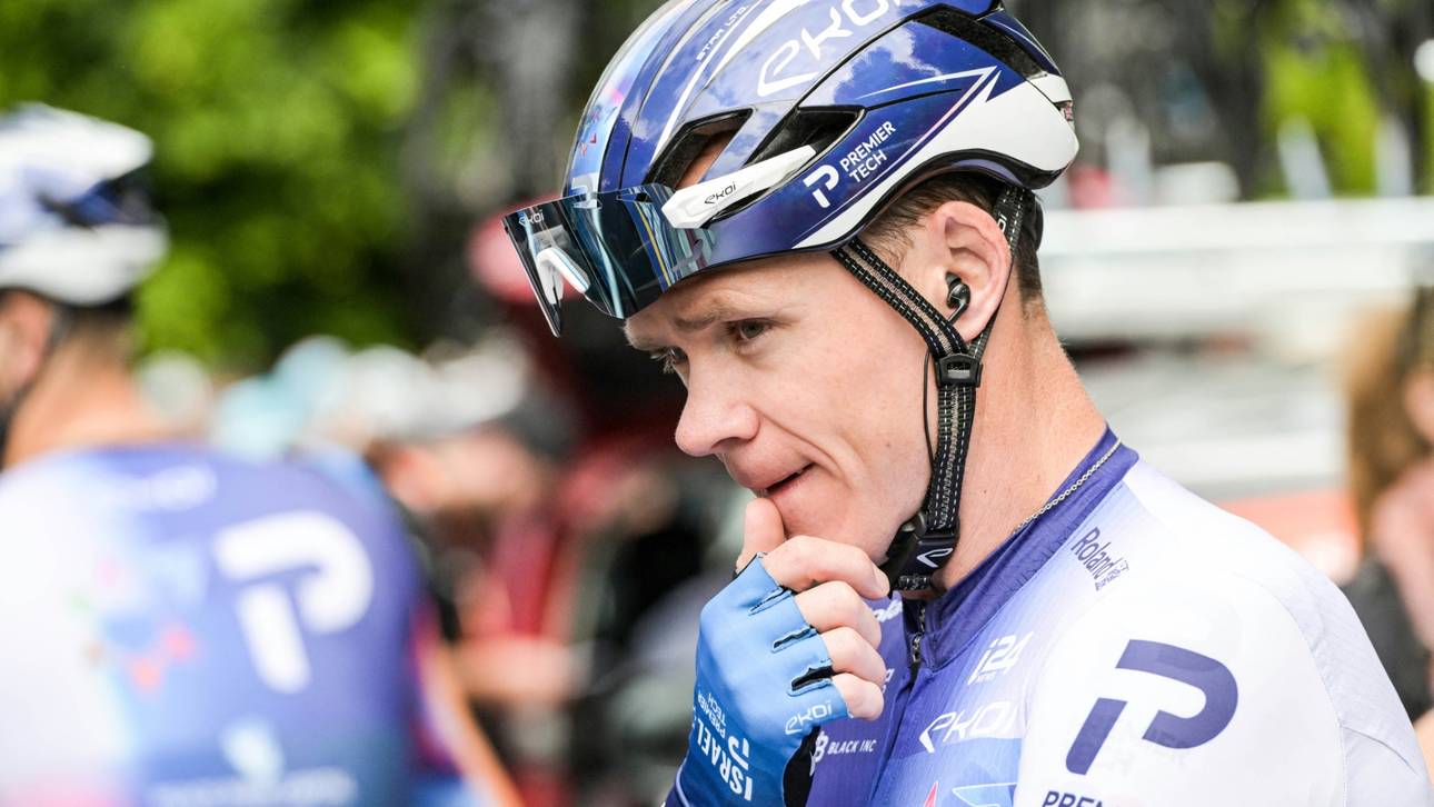 Schwerer Unfall von Froome