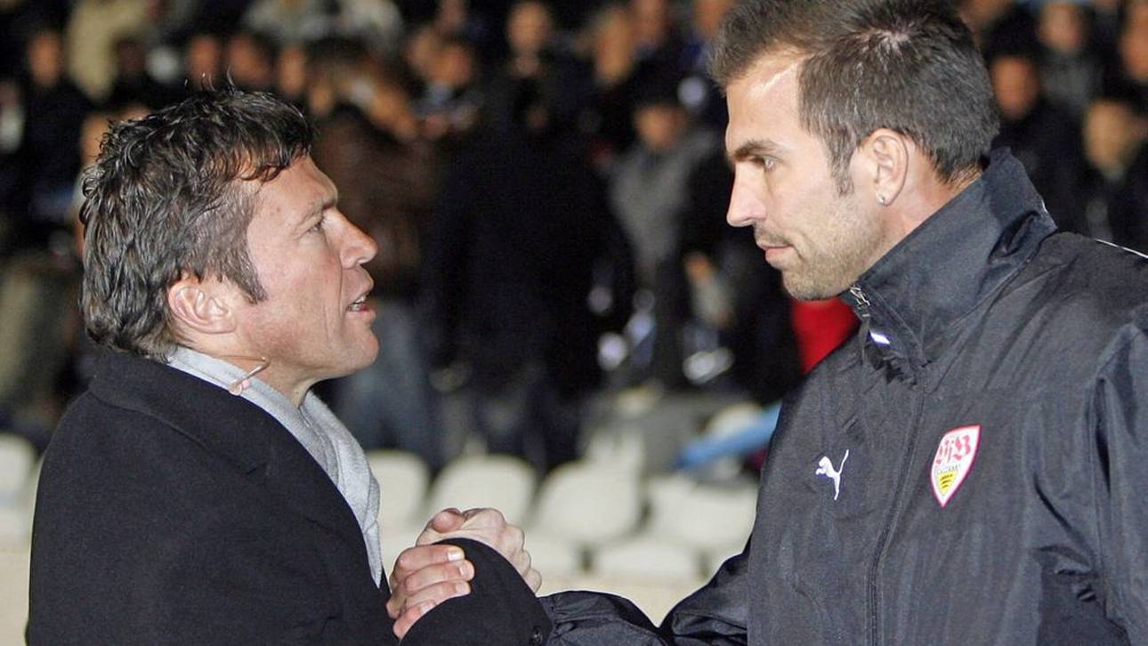 Lothar Matthäus (l.) und Markus Babbel spielten einst beim DFB zusammen