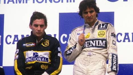 Nelson Piquet (r.) und Ayrton Senna waren Intimfeinde