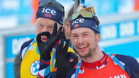 Wird Norwegen mit Johannes Thingnes Bö (l.) und Sturla Holm Laegreid noch dominanter?