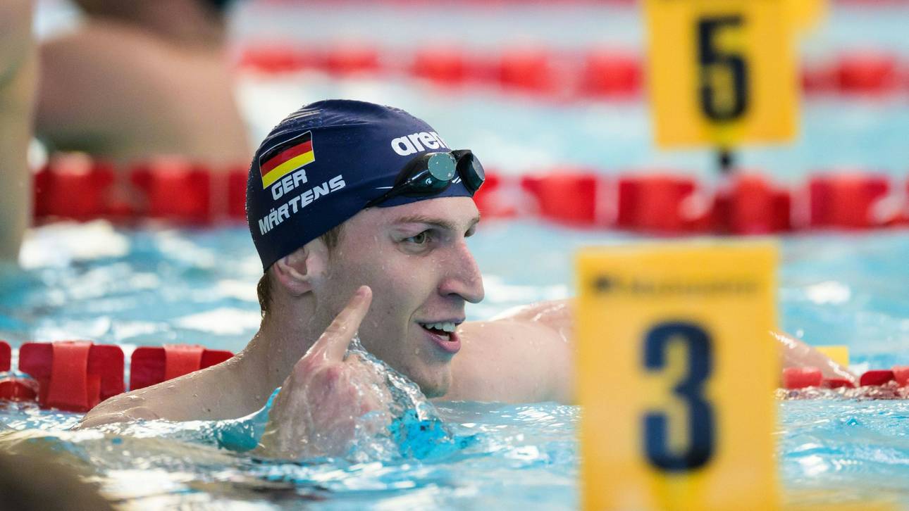 Märtens startet über die 800m Freistil