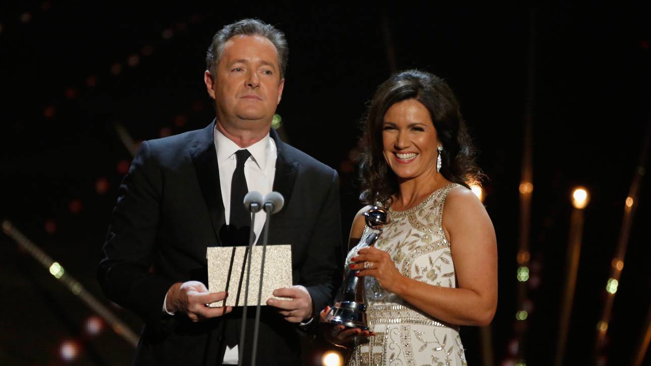 Piers Morgan (l.) ist glühender Arsenal-Fan