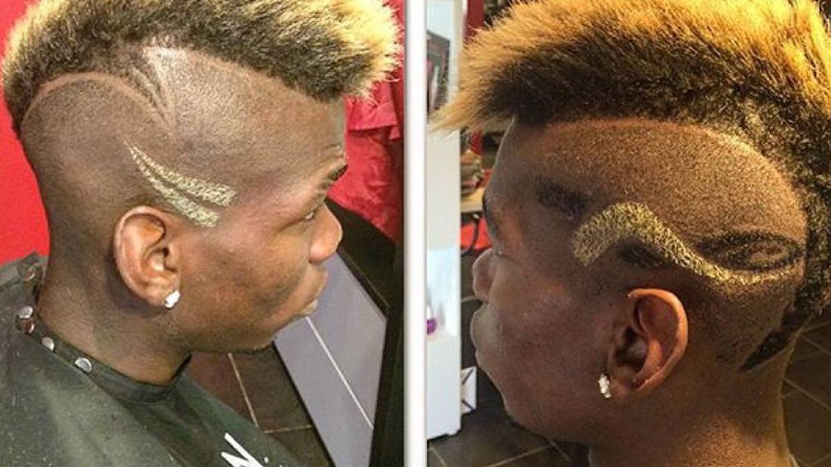 Noch eine Kreation von Pogbas Friseur. Auf Instagram bittet er um die Meinung seiner Fans. Nun ja, Geschmackssache