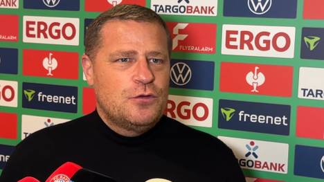 Mit seiner Rückkehr nach Köln ist das Zweitrundenspiel des FC Bayern im DFB-Pokal für Torwart Jonas Urbig ein ganz besonderes Spiel. Von Max Eberl gibt's nach der Partie ein Sonderlob.
