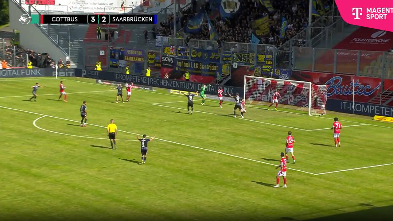 Energie Cottbus - 1. FC Saarbrücken | 3. Liga-Highlights